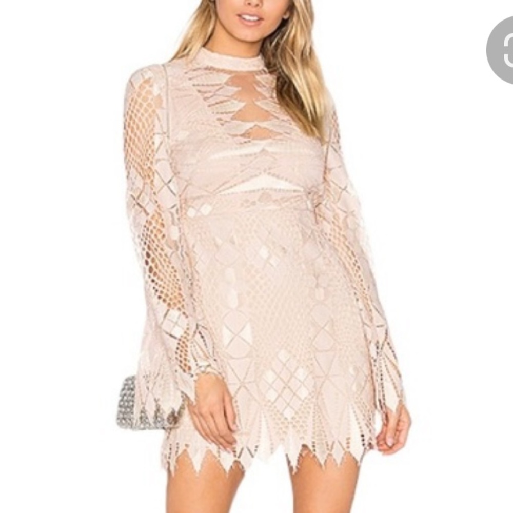 Free People Deco Lace Mini Dress Size 2